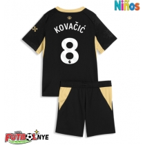 Camiseta Manchester City Mateo Kovacic #8 Visitante Equipación para niños 2026-27 manga corta (+ pantalones cortos)